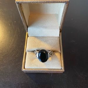 Silpada Black stone ring.